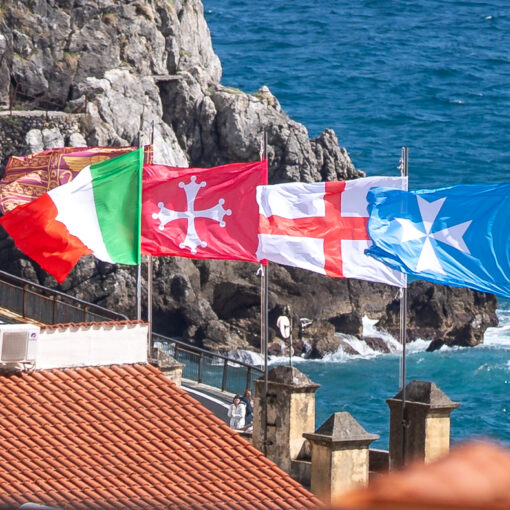 Amalfi_Bandiere delle Repubbliche Marinare